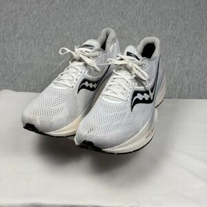 Saucony Triumph 20 Mens Running Shoes White Black S20759-11 Size 13
